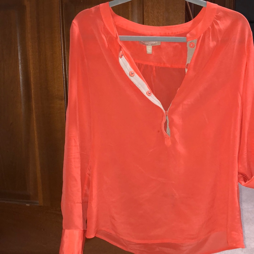 Silk top! Amazing color